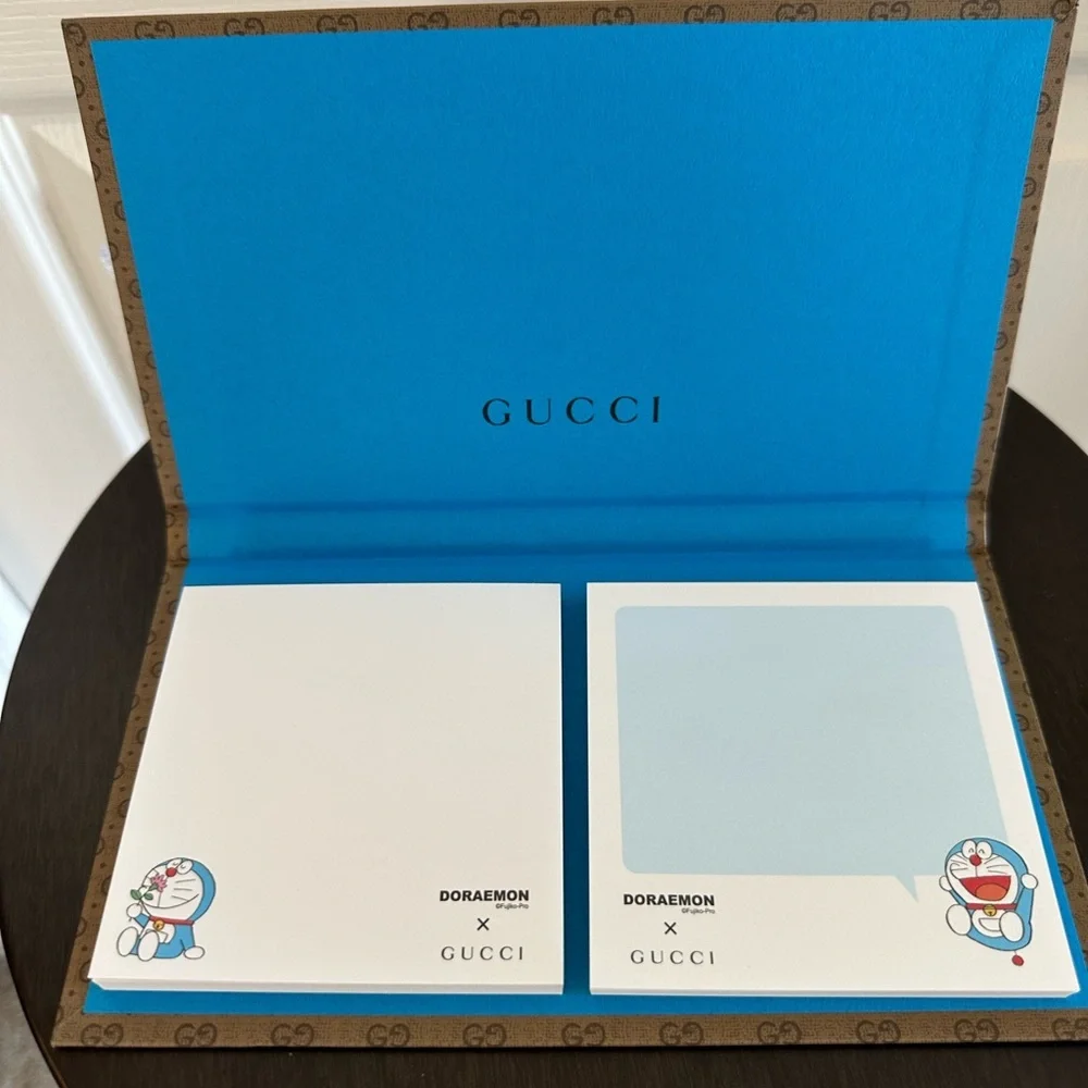 Gucci x Doraemon Collaboration- Limited Edition Memo Pad – NEW - Authentic
